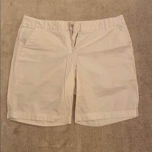 White bermudas